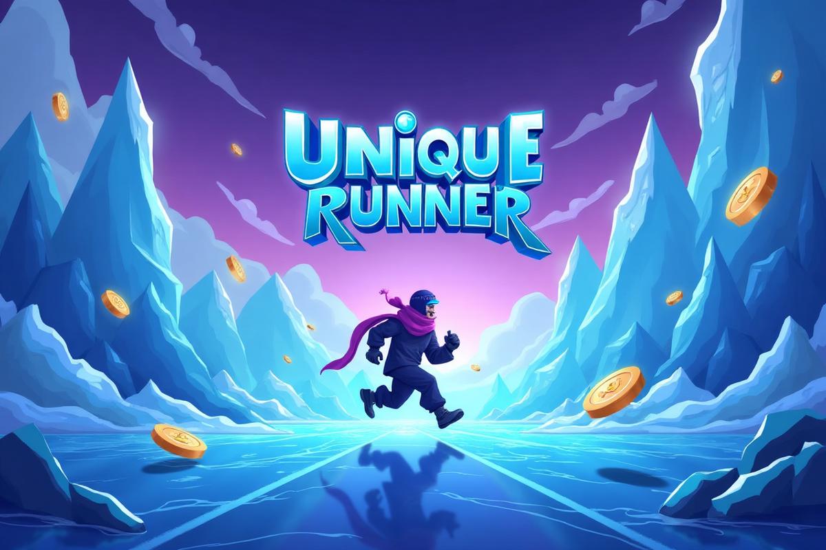 Unique Runner - Endless Ice Adventure Game - Farcaster Mini Apps